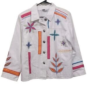 Variations jacket white size large